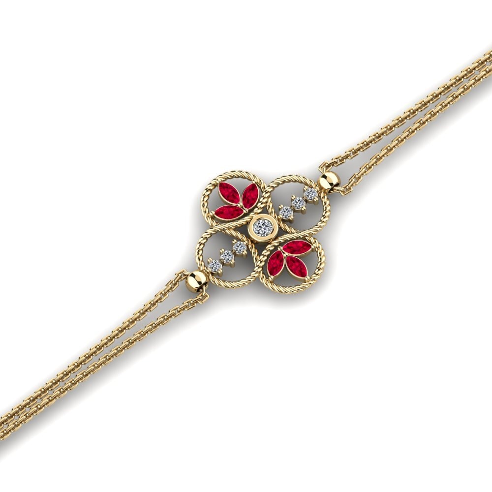 Marquise Ruby Women's Bracelet Ezmirat