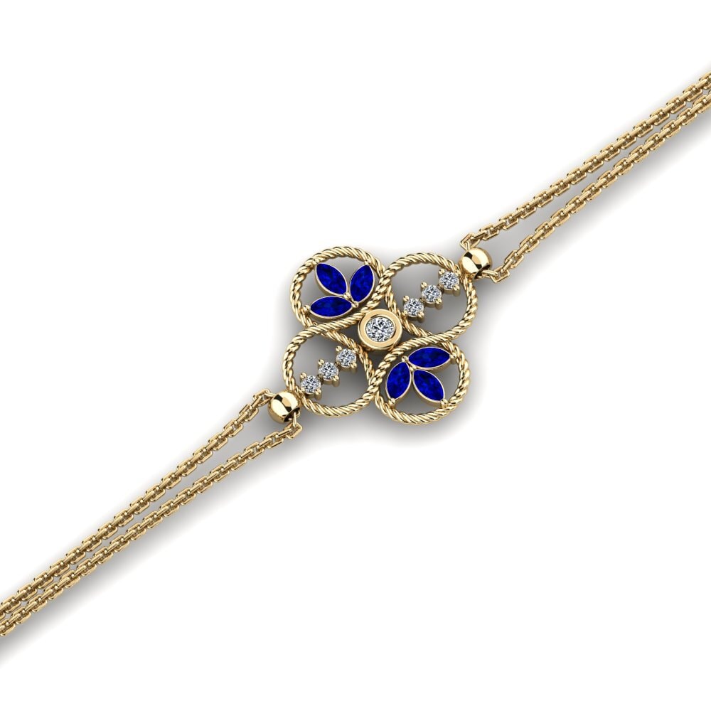 Marquise Sapphire Women's Bracelet Ezmirat