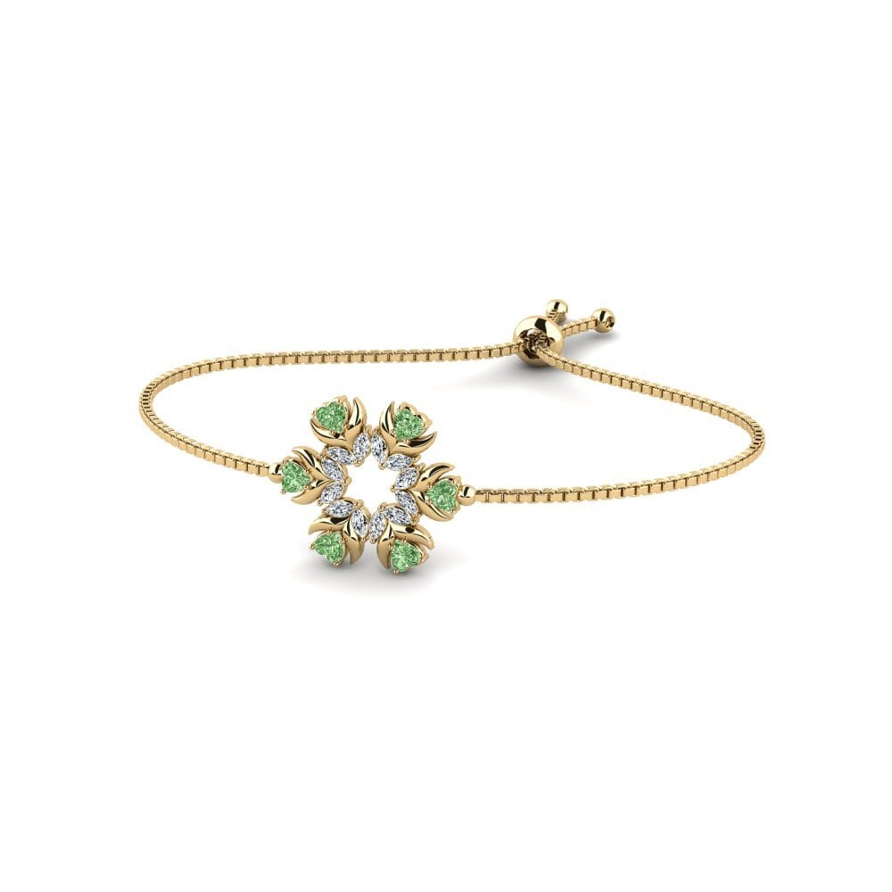 Green Diamond Women's Bracelet Faussa