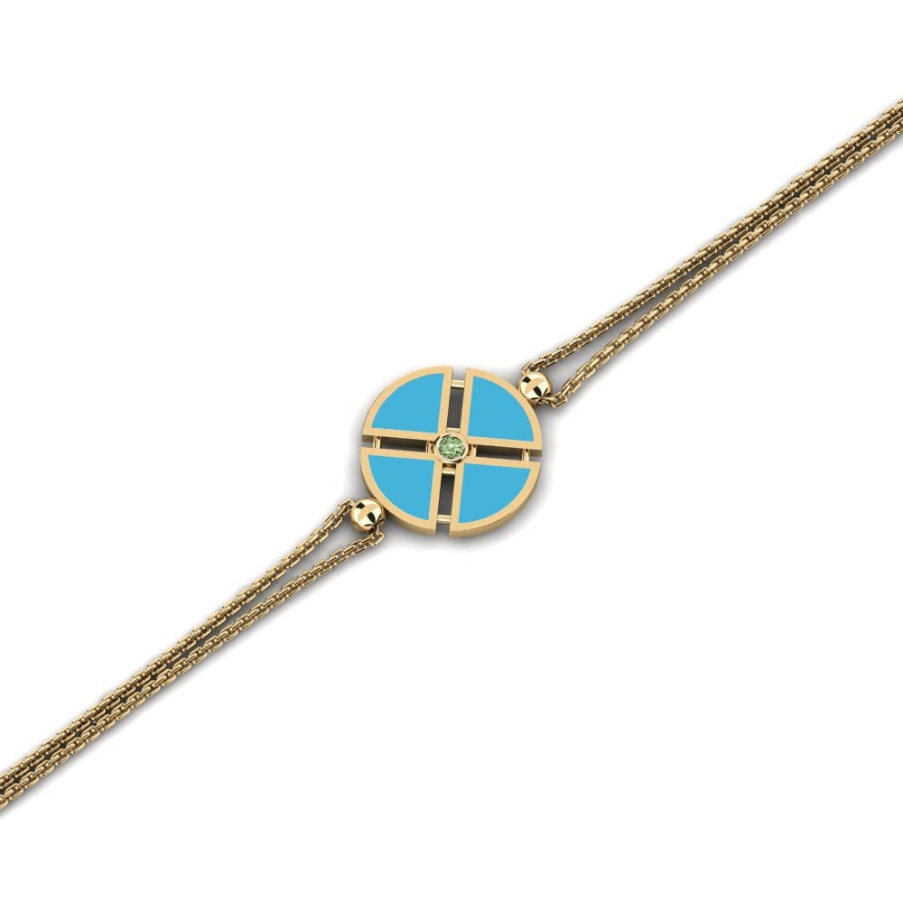 Green Diamond Women's Bracelet Fdod