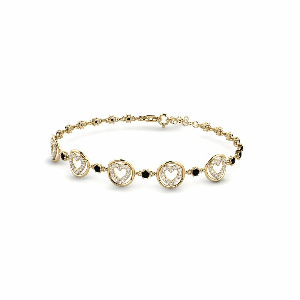 Onyx Noir Bracelet pour femme Fibilm