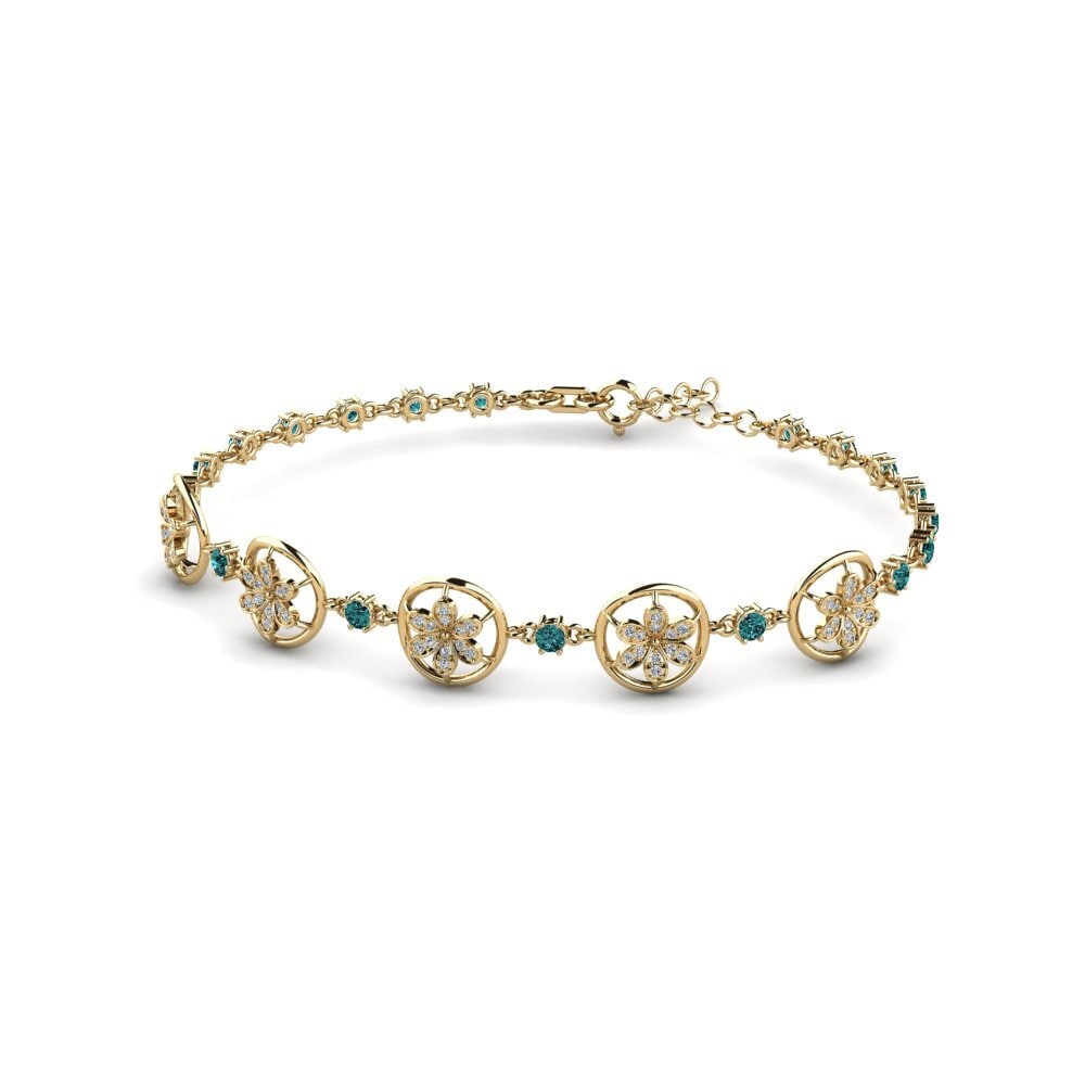 Blue Diamond Women's Bracelet Fjecta