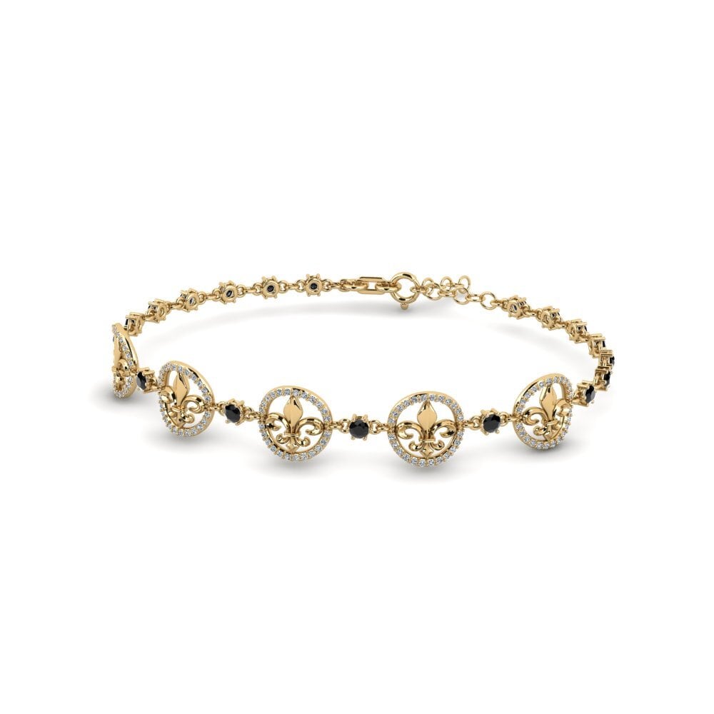 Black Sapphire Women's Bracelet Fooget