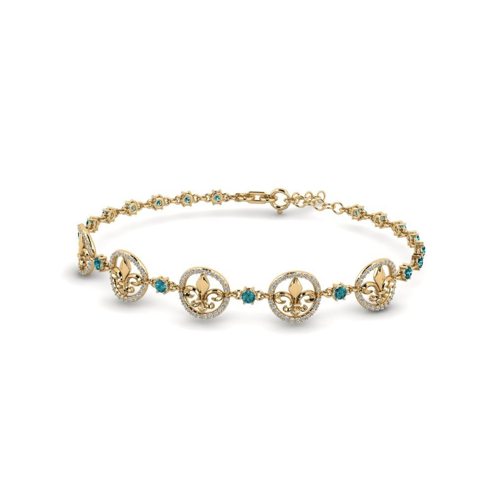 Blue Diamond Women's Bracelet Fooget