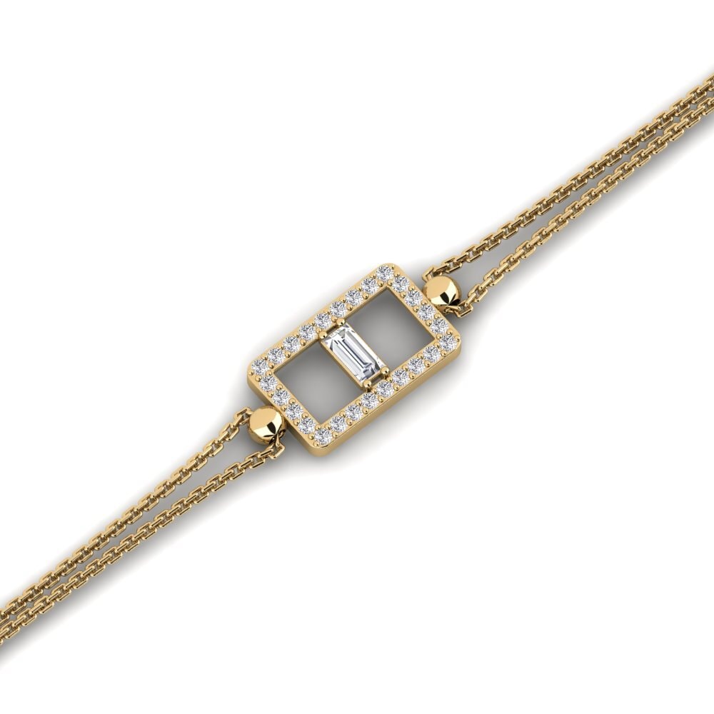 Baguette Diamond Women's Bracelet Futhoress