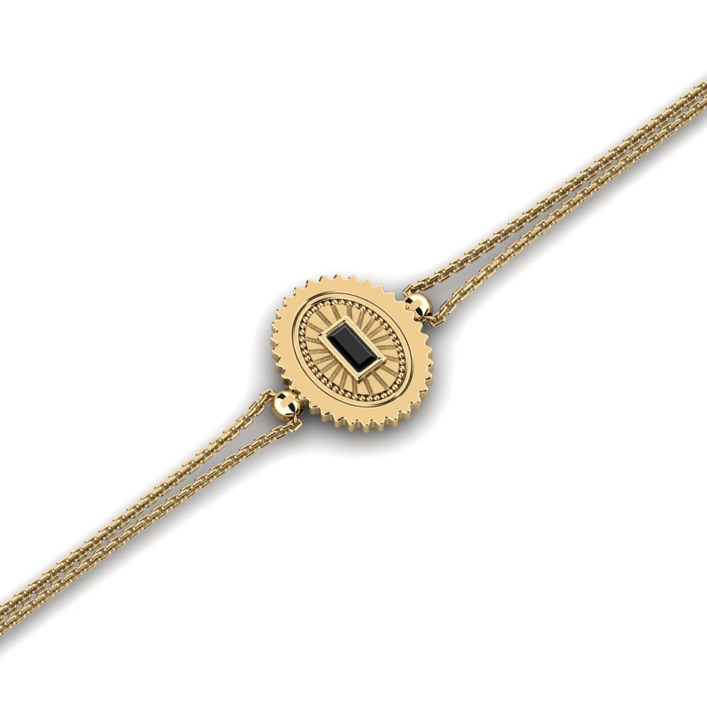 Baguette Black Diamond Women's Bracelet Gauzy