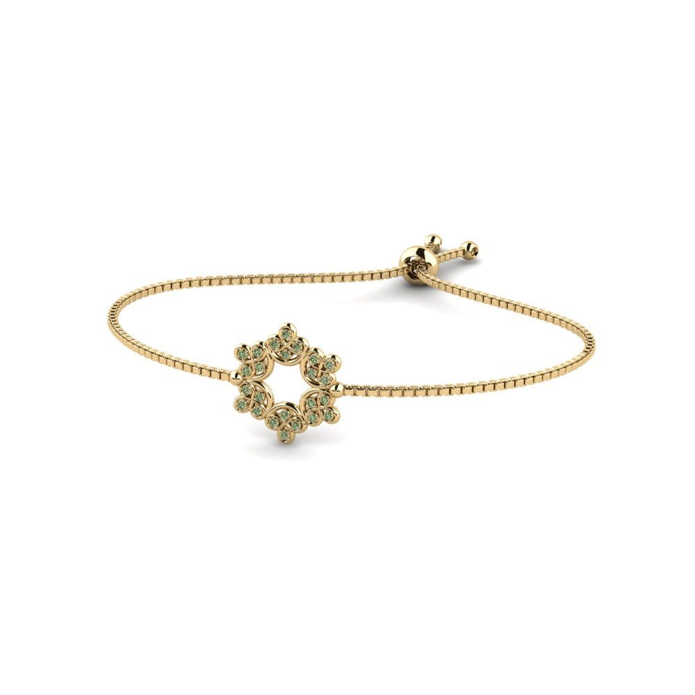 Green Diamond Women's Bracelet Ovatiro