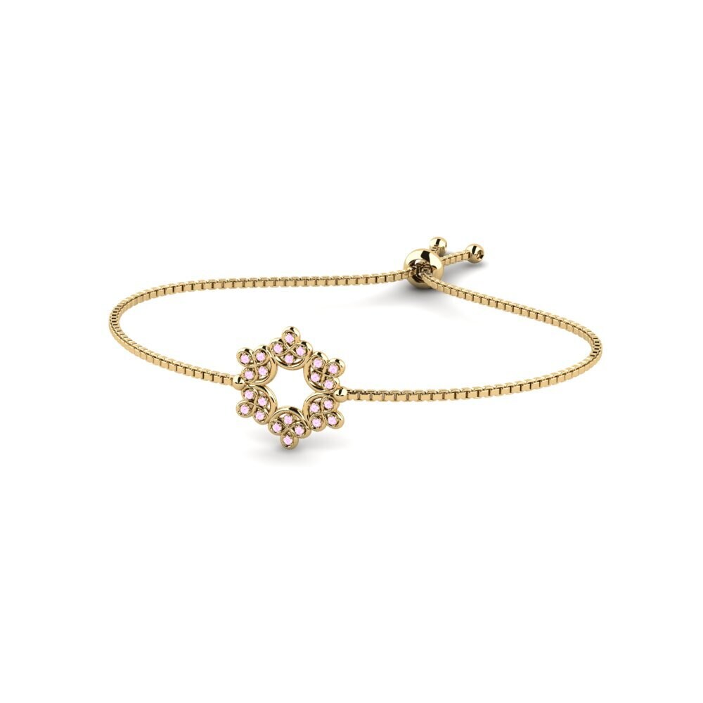 Zafiro Rosado Pulsera de Mujer Ovatiro