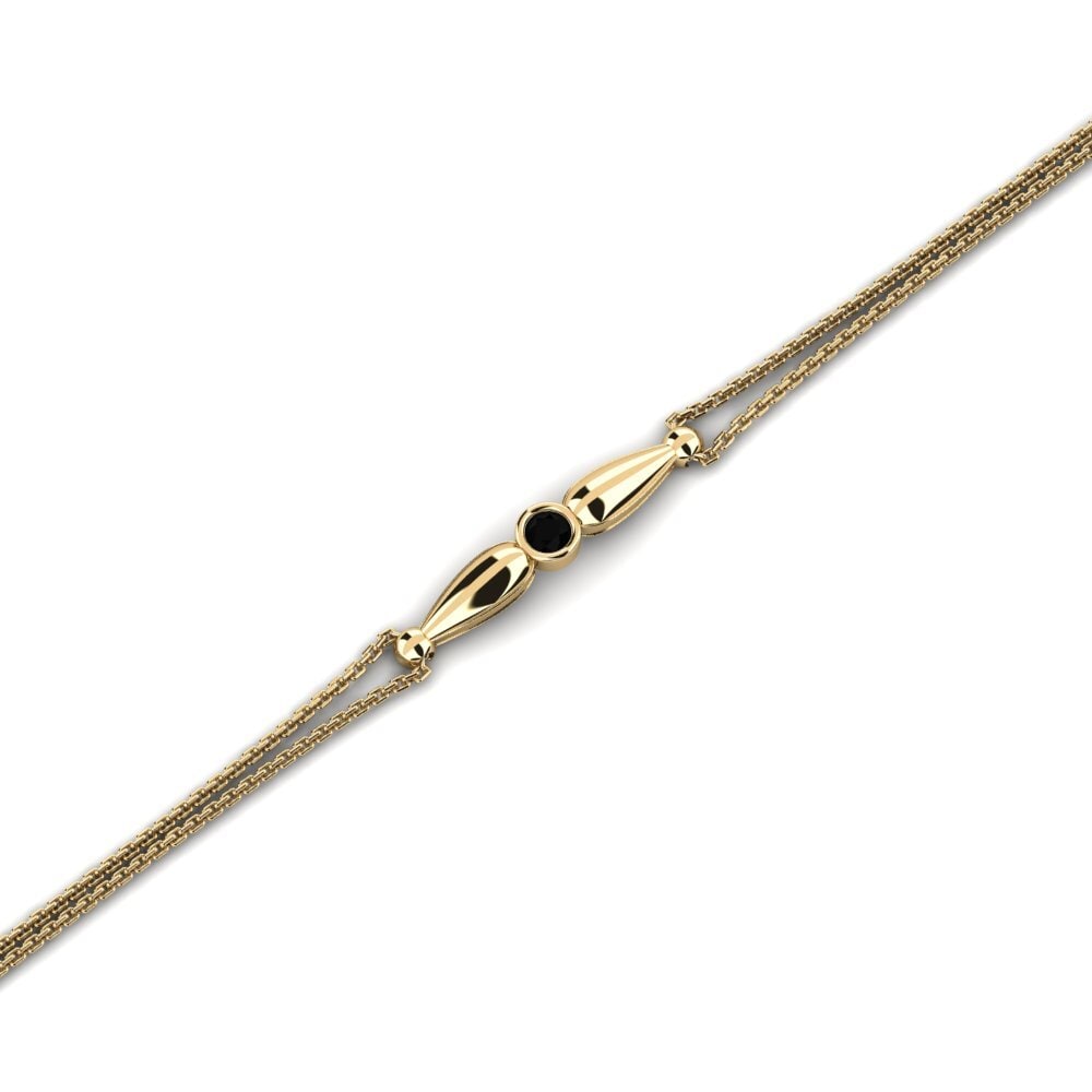 Diamante Negro Pulsera de Mujer Over