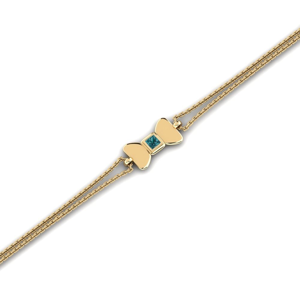 Princess Blue Diamond Women's Bracelet Oxbow