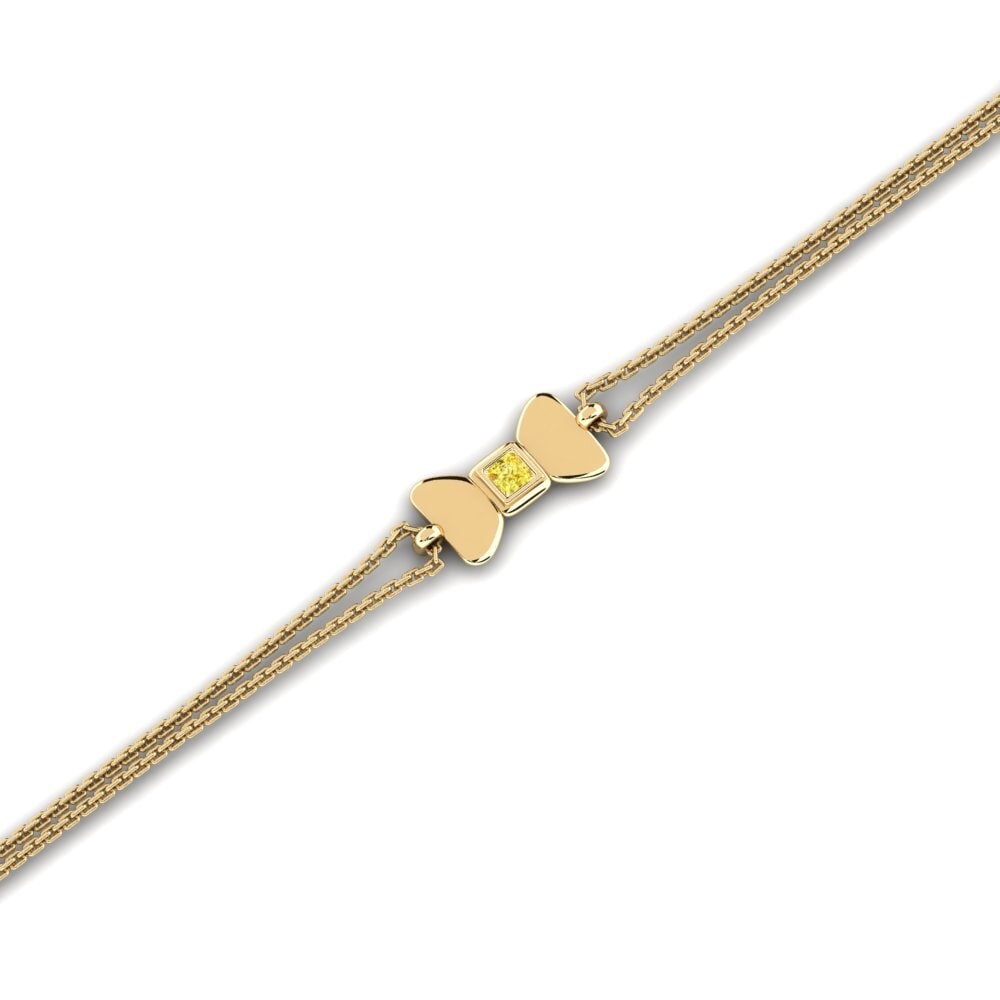 Princess Yellow Sapphire Women's Bracelet Oxbow