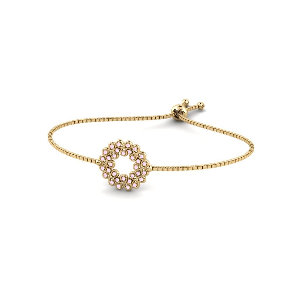 Zafiro Rosado Pulsera de Mujer Palustar