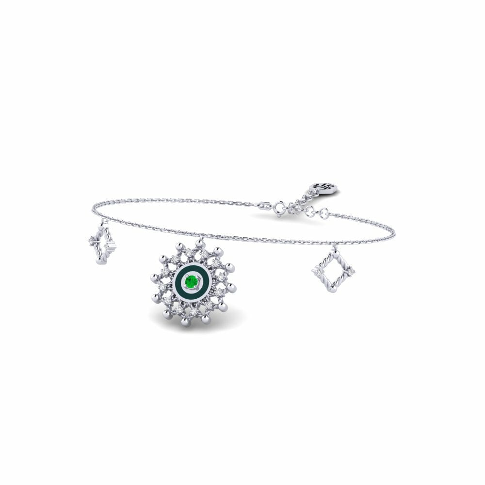 Or Blanc 585 Bracelet pour femme Apoteri