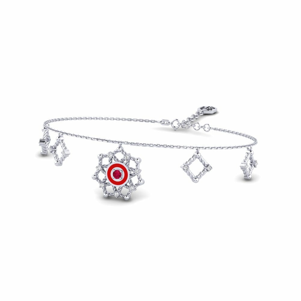 Or Blanc 585 Bracelet pour femme Baramita