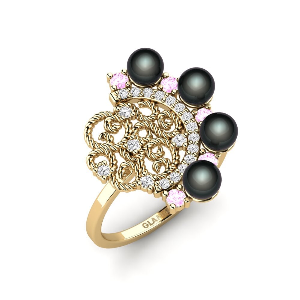 Roze Saffier Ringen Parium