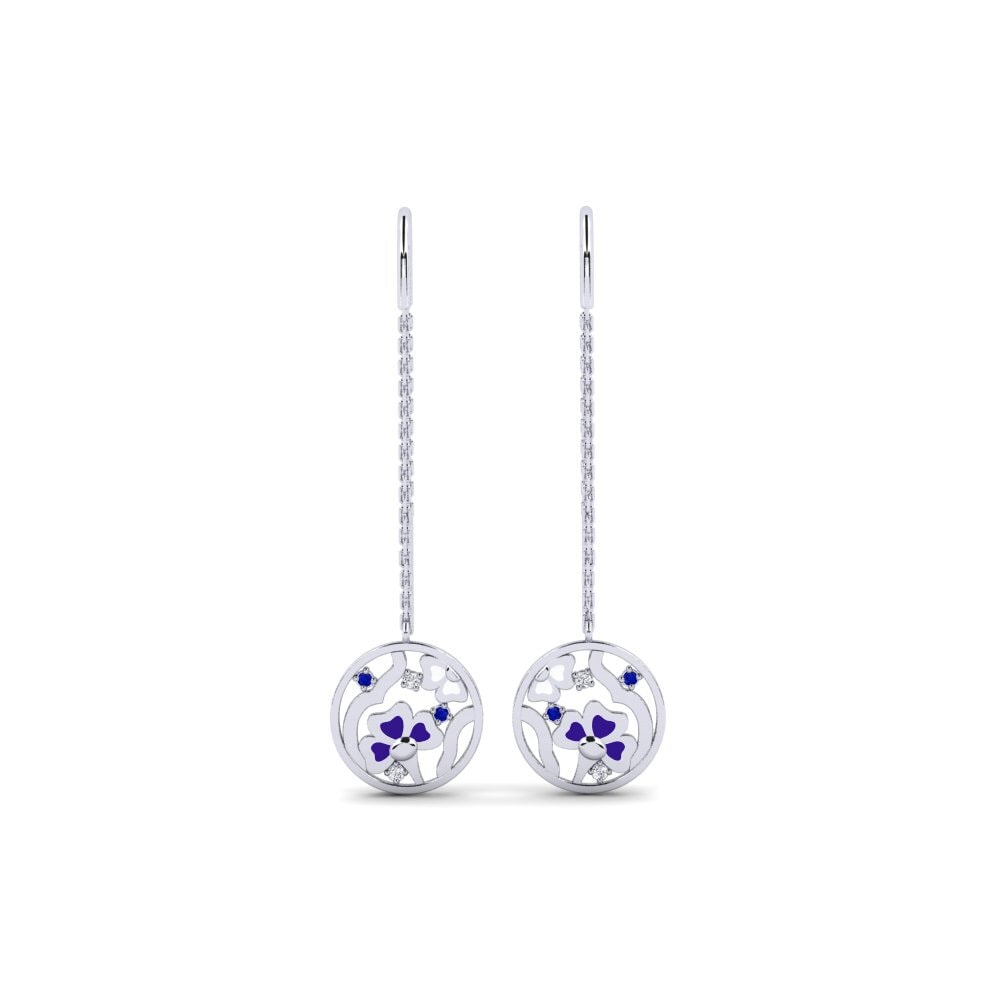 Pendientes Diamante Pendientes de cadena