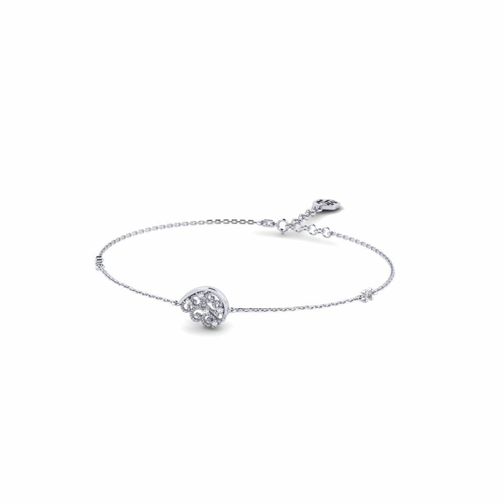 Or Blanc 585 Bracelet pour femme Thoricus