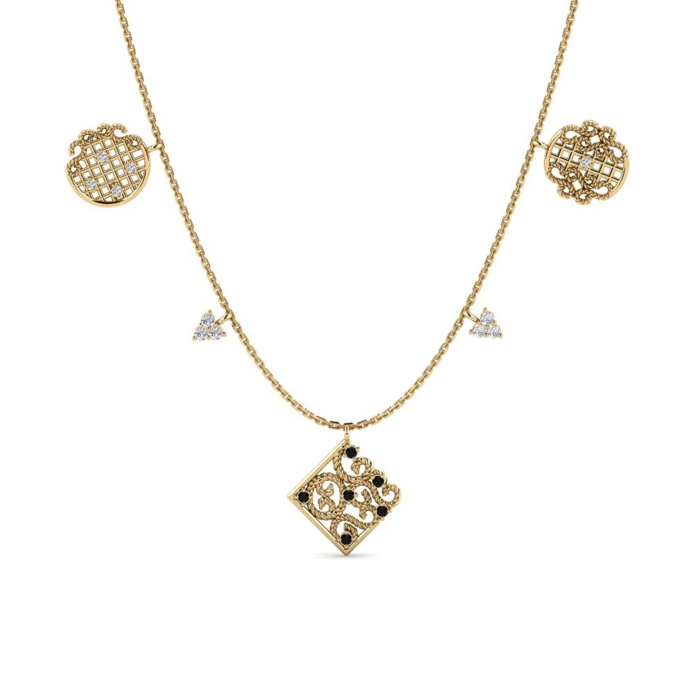 Black Sapphire Women's Necklace Umnduze