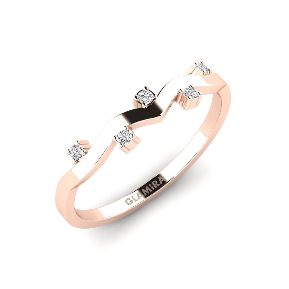 14K Rood Goud Laboratorium Gekweekte Diamant Ringen Empiricist