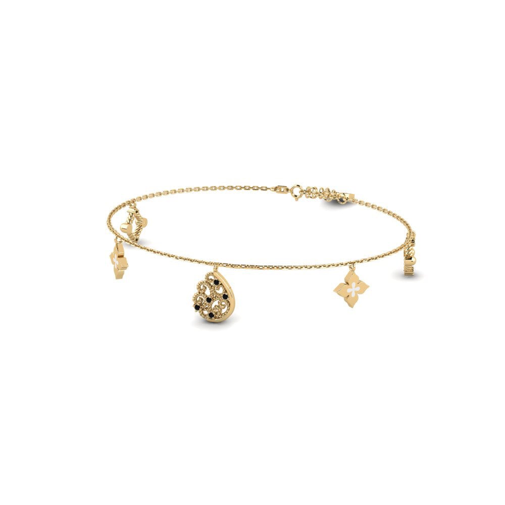 Schwarzer Saphir Damen armband Eretria