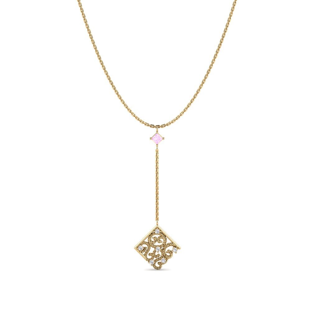 Pink Sapphire Women's Necklace Himera