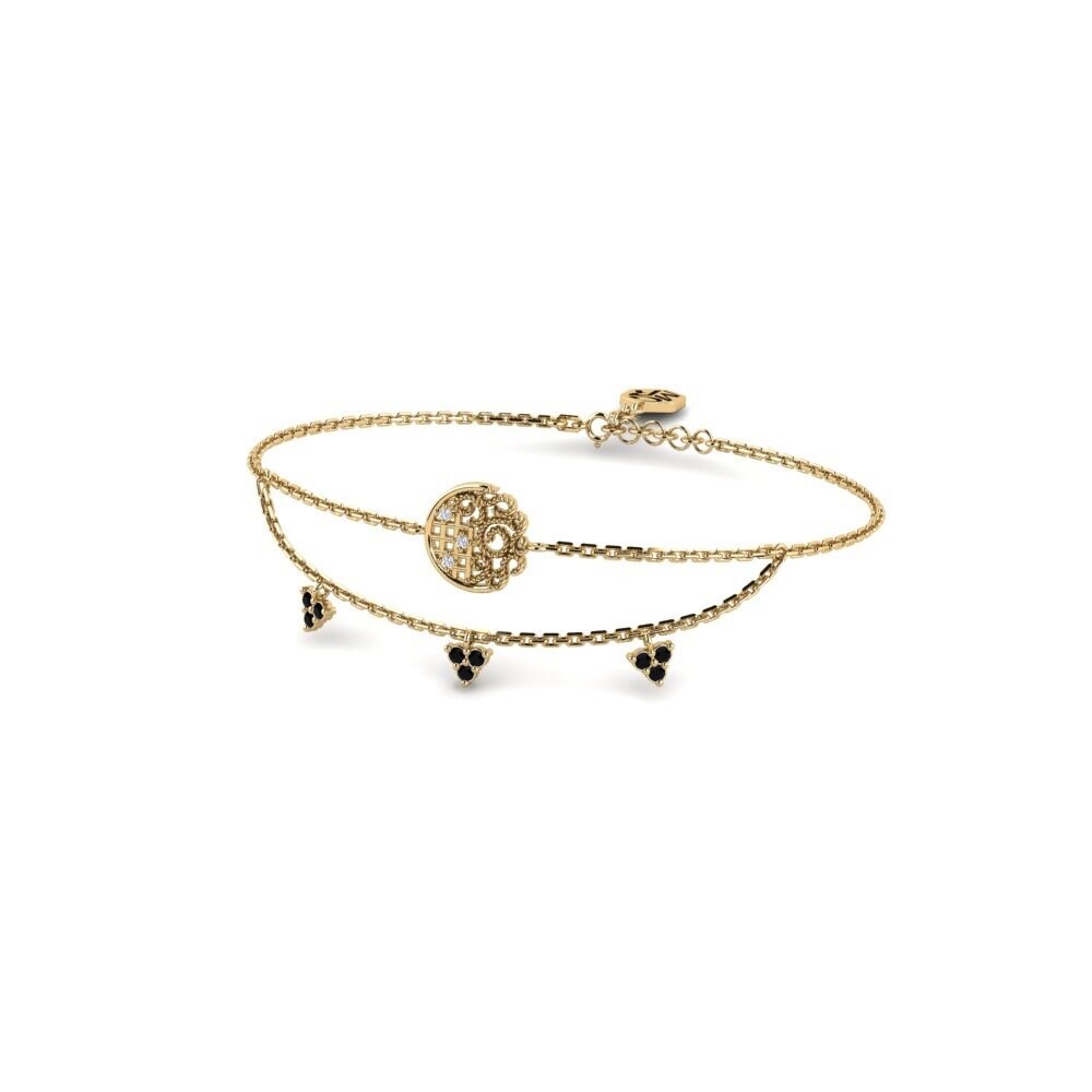 Schwarzer Saphir Damen armband Inchiquin
