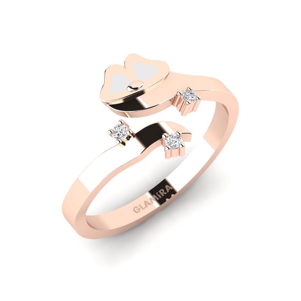 Rotgold 750 Ring Infinitely