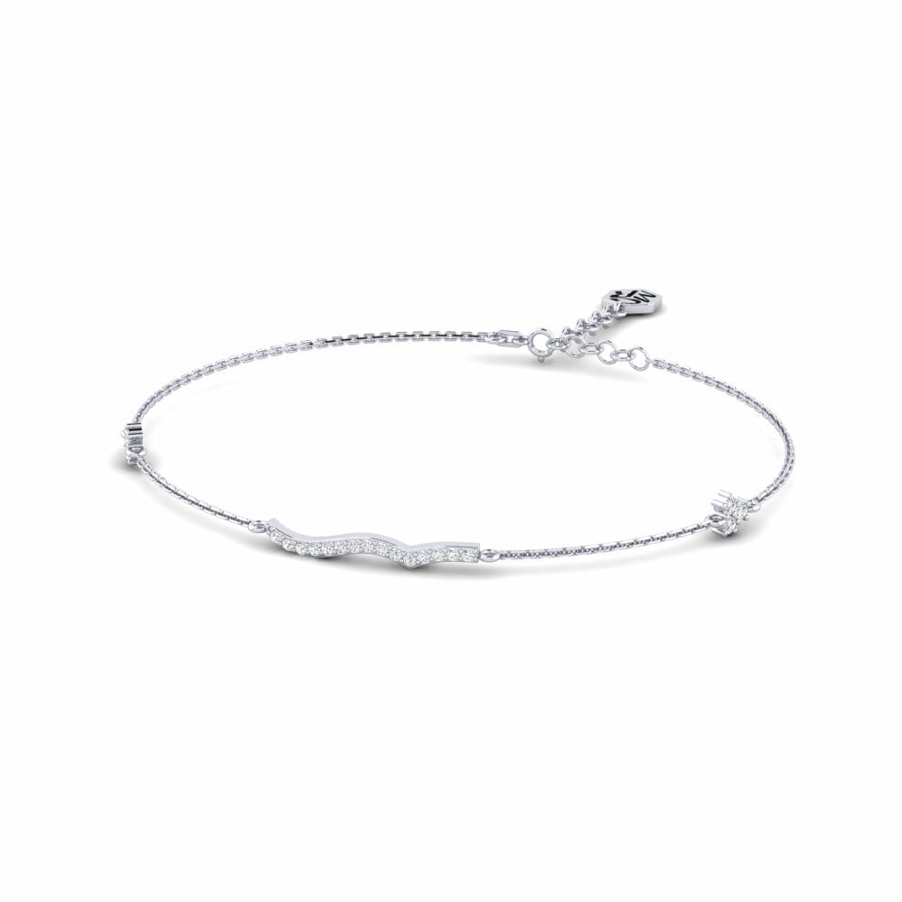 Or Blanc 585 Bracelet pour femme Interactive