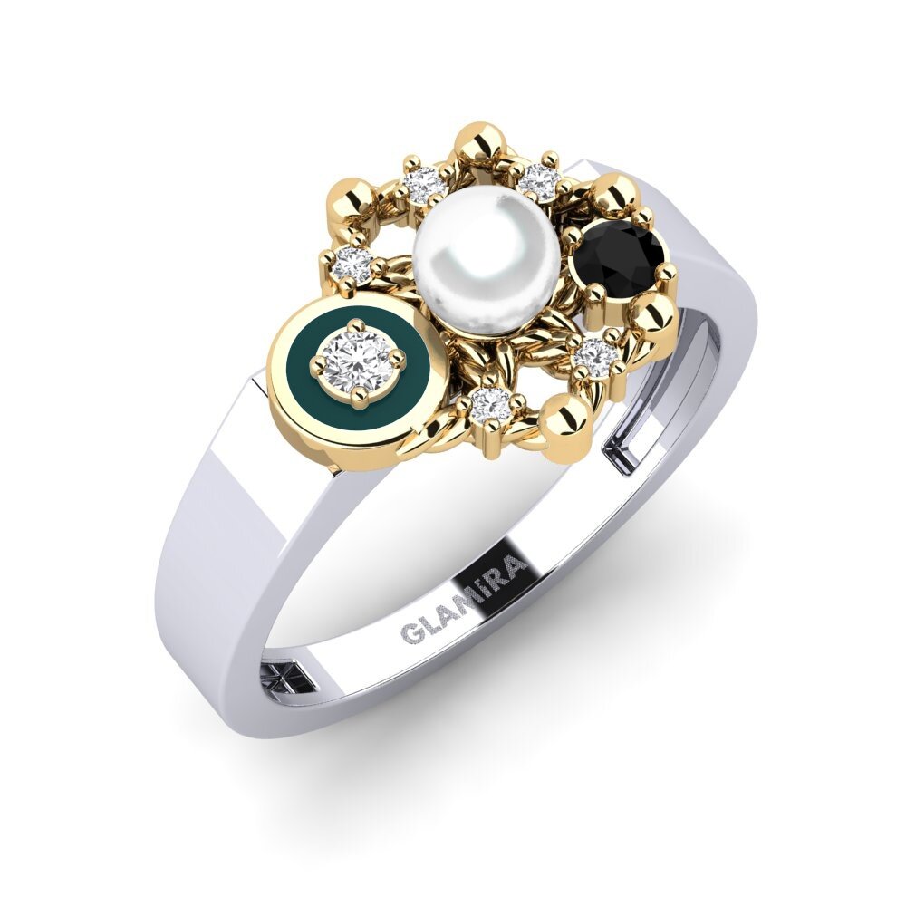 Zwarte Saffier Ringen Isherton
