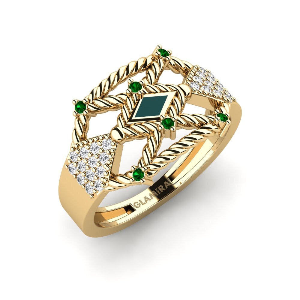 Groene Zirkoon Ringen Isseneru