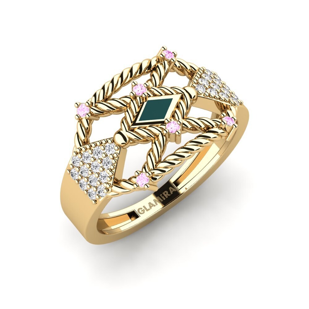 Roze Saffier Ringen Isseneru