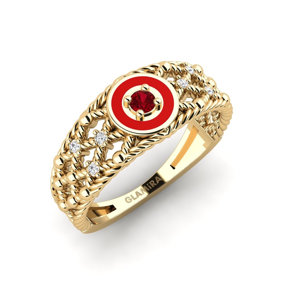 Rode Zirkoon Ringen Jambajeli
