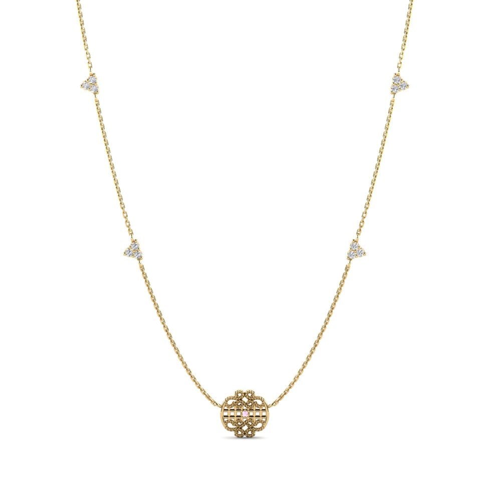 Pink Sapphire Women's Necklace Kariba