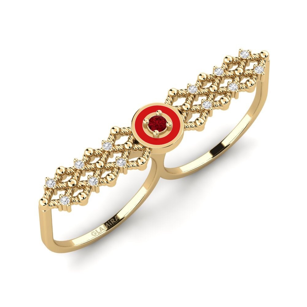 Rode Zirkoon Ringen Lacombe