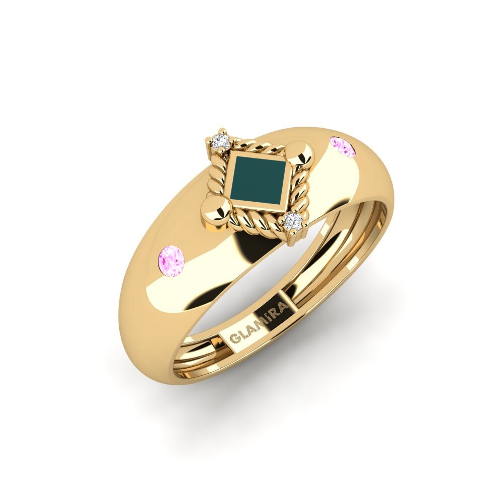 Roze Saffier Ringen Leduc