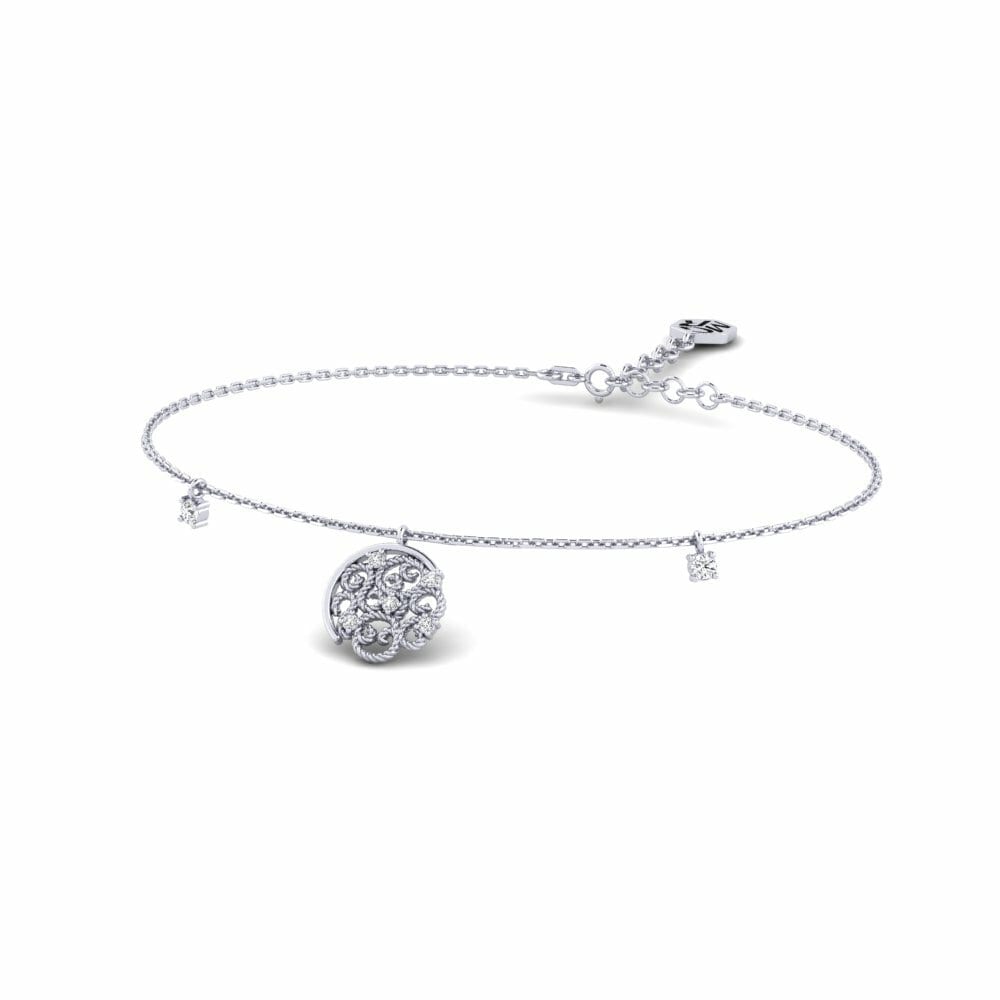 Or Blanc 585 Bracelet pour femme Lekhaion