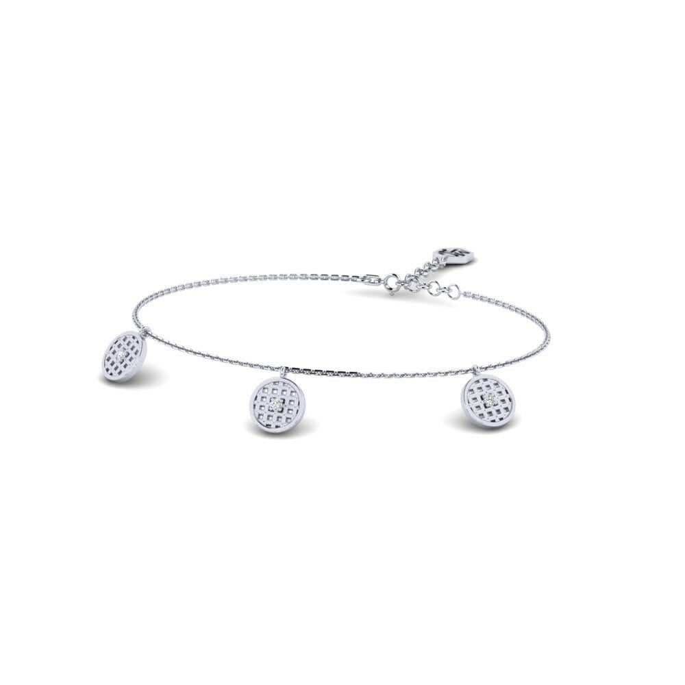 Or Blanc 585 Bracelet pour femme Munroe