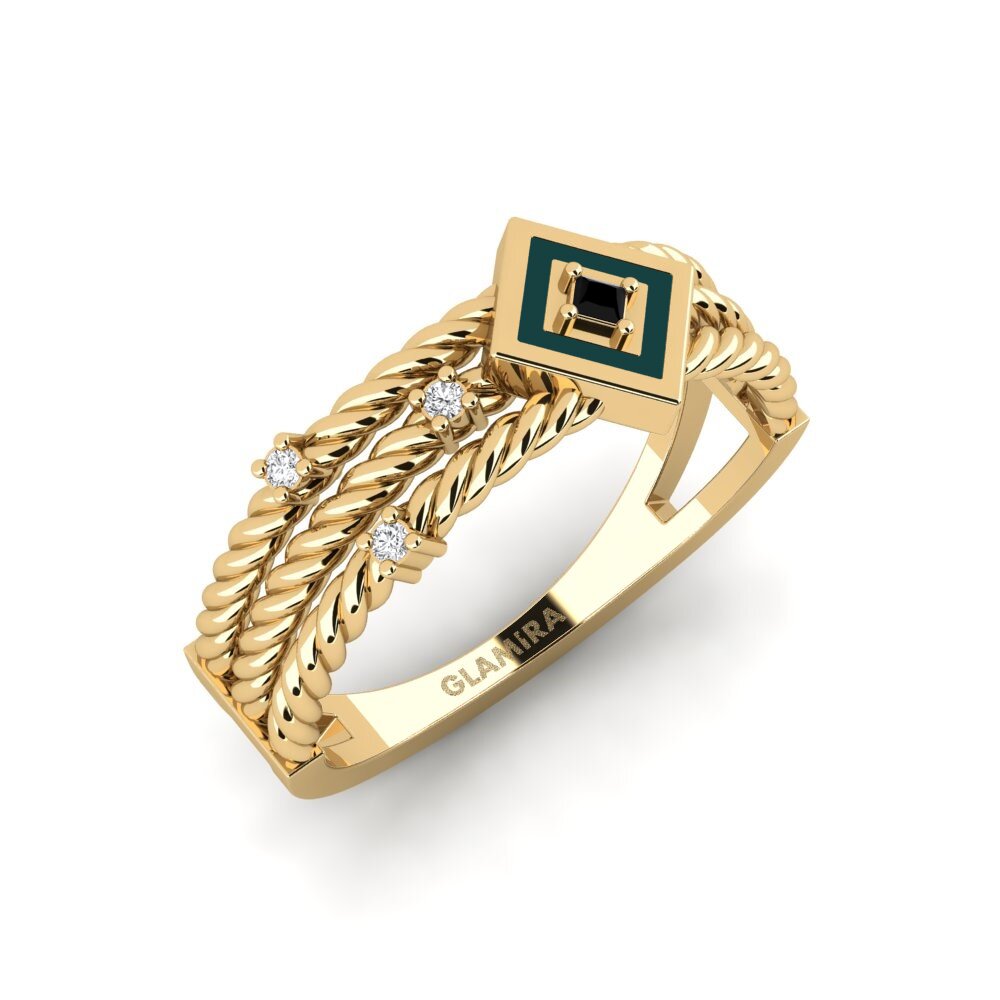 Zwarte Saffier Ringen Aweil