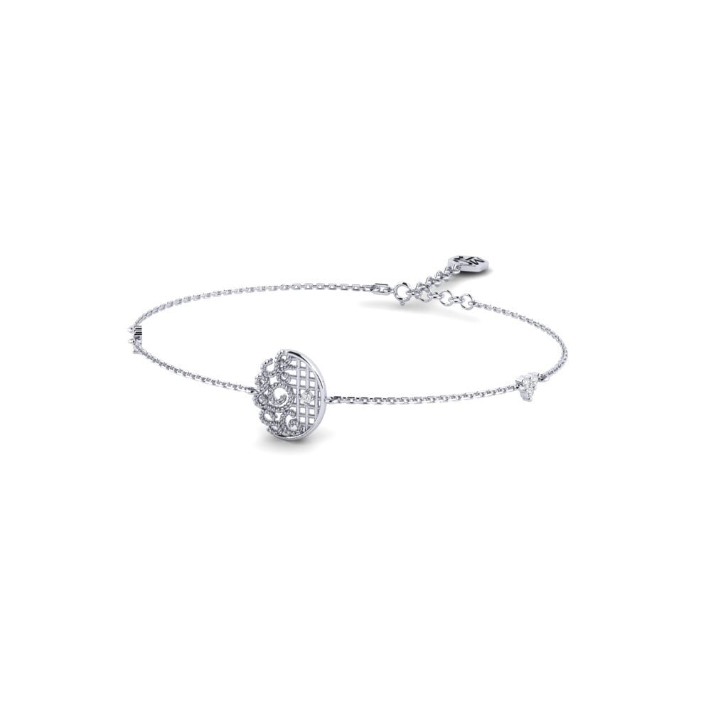 Or Blanc 585 Bracelet pour femme Belmont