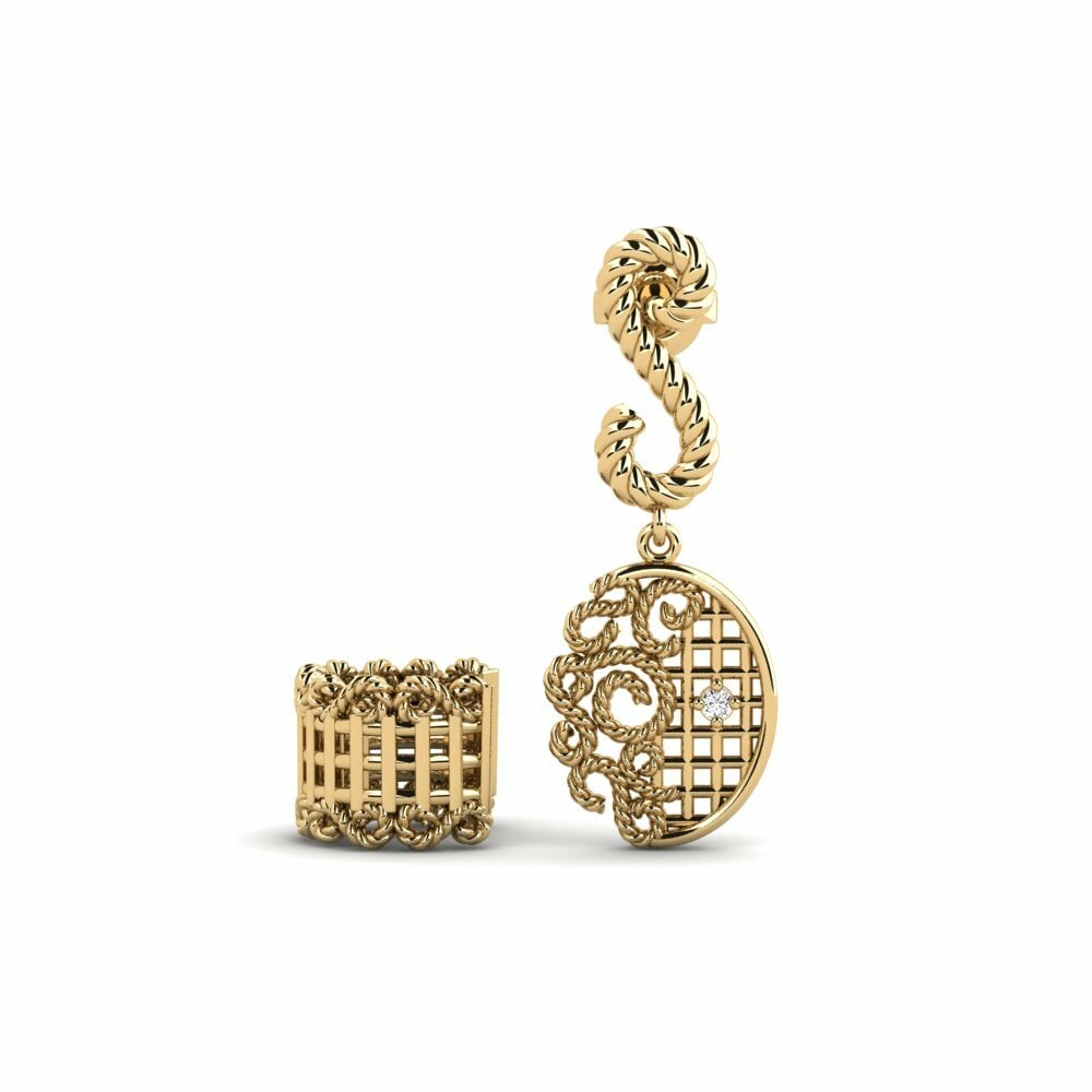 Moissanite Orecchino da donna Gartan - SET