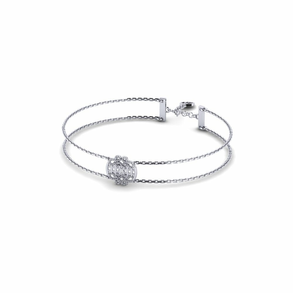 Or Blanc 585 Bracelet pour femme Glendollagh