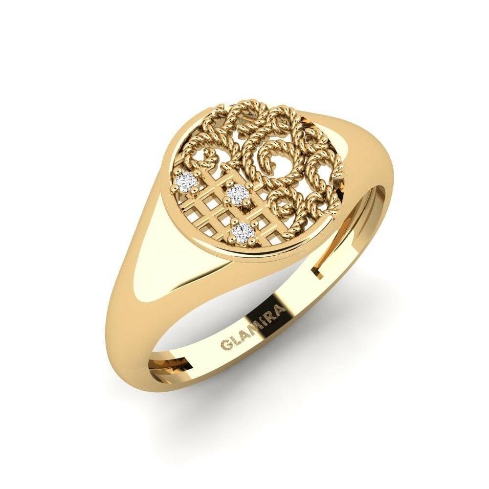 Moissanite Anello di fidanzamento Golagh