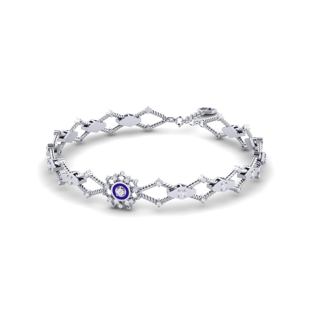 Or Blanc 585 Bracelet pour femme Lethem