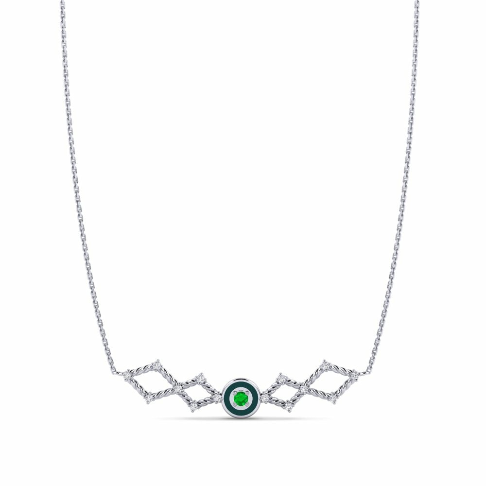 Platin trắng Dây chuyền nữ Naivasha