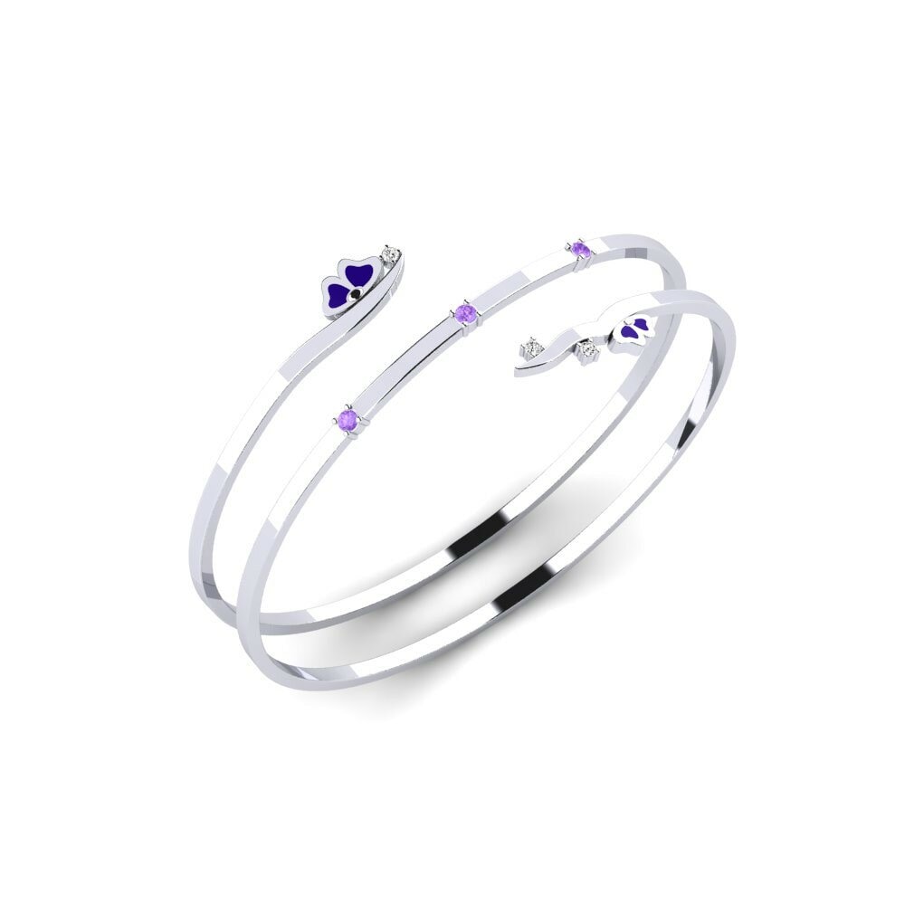 Améthyste Bracelet jonc femme Unconventionality