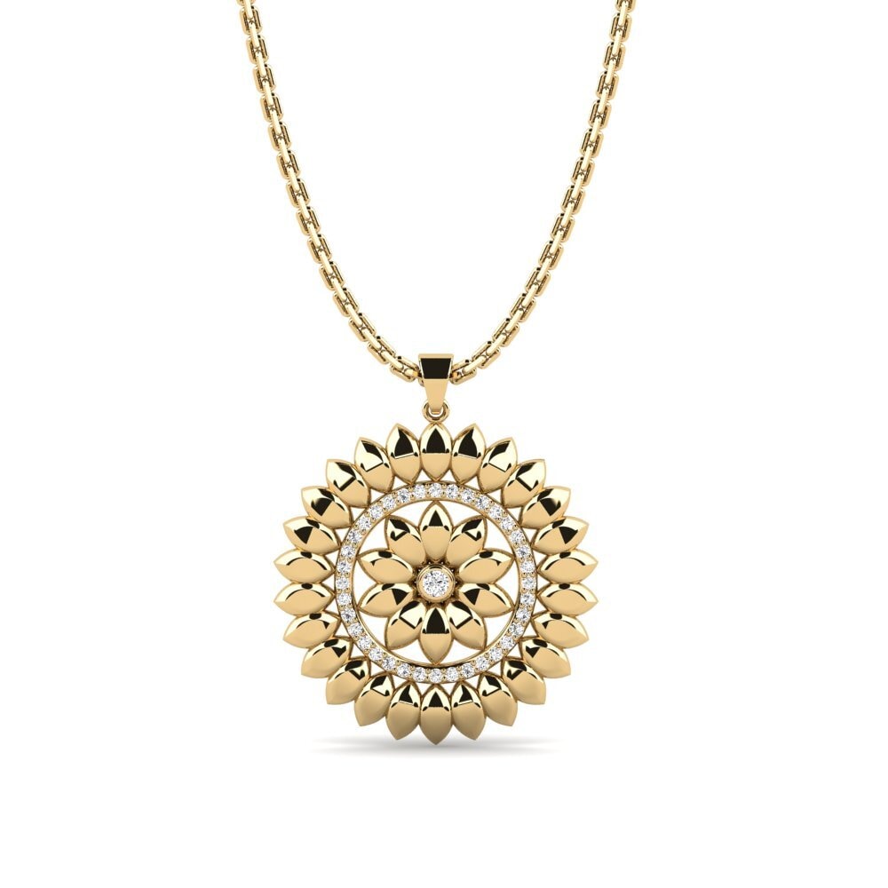 Moissanite Women's Pendant Plongeon