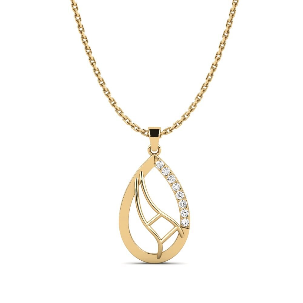 Moissanite Women's Pendant Pourpre