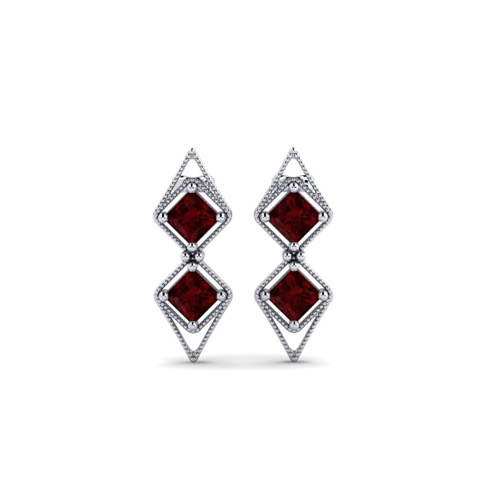 Garnet Women's Earring Axel