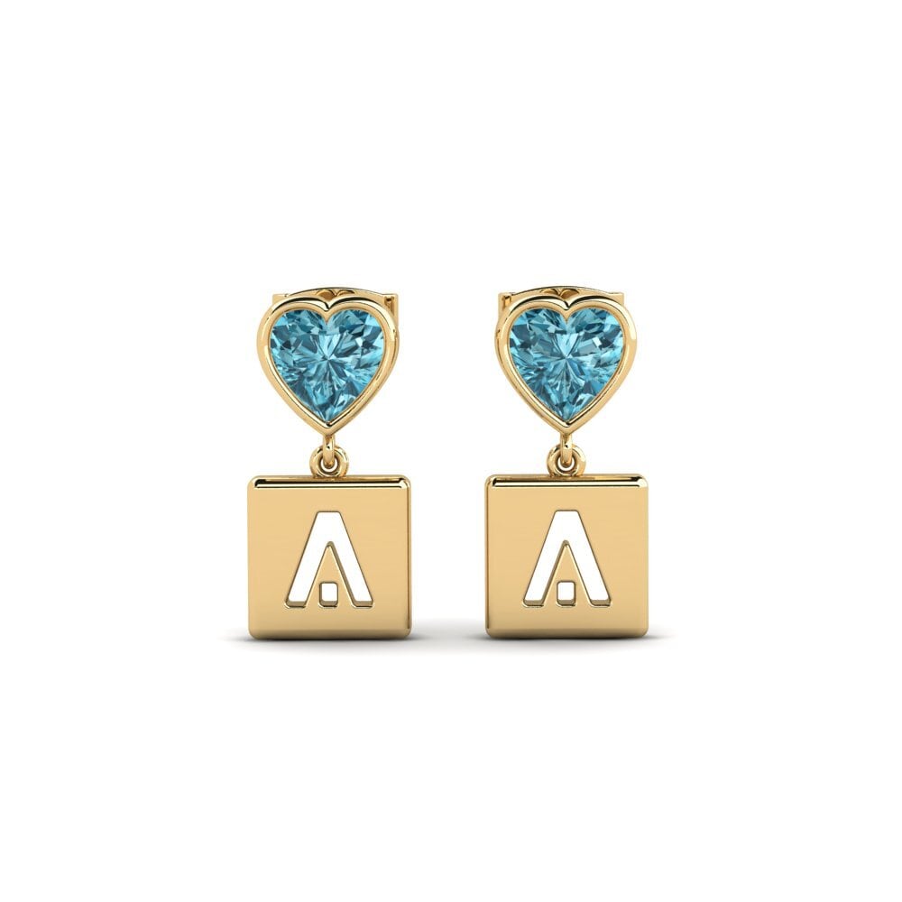 Blue Zircon Women's Earring Camminare - A