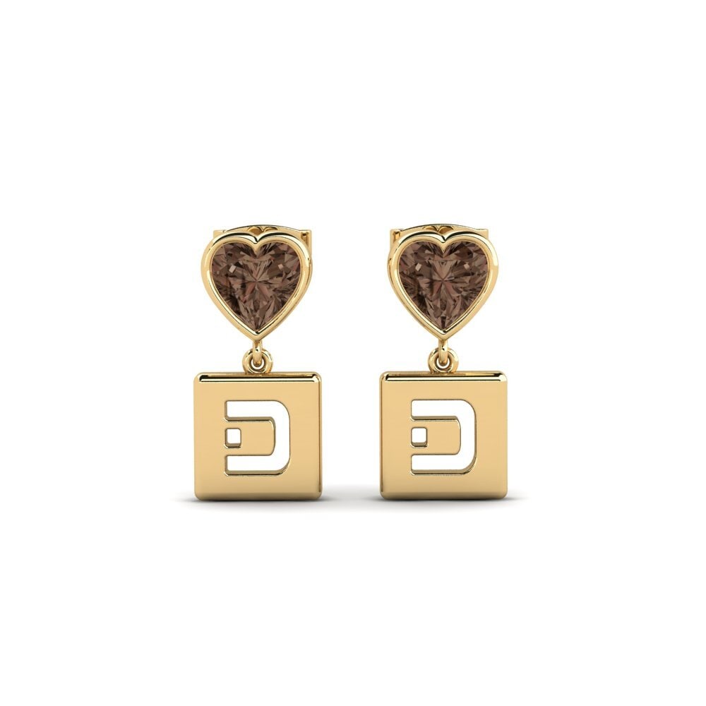 Smoky Quartz Women's Earring Camminare - D